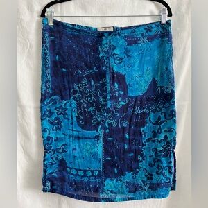 (NWOT) Vintage Y2K Magazine Women's Cotton Skirt (size Medium)
